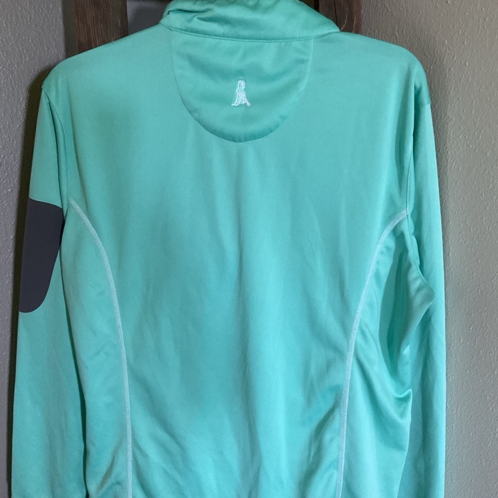 Ping women’s Mint Green Quarter-Zip Pullover size medium - Picture 3 of 4